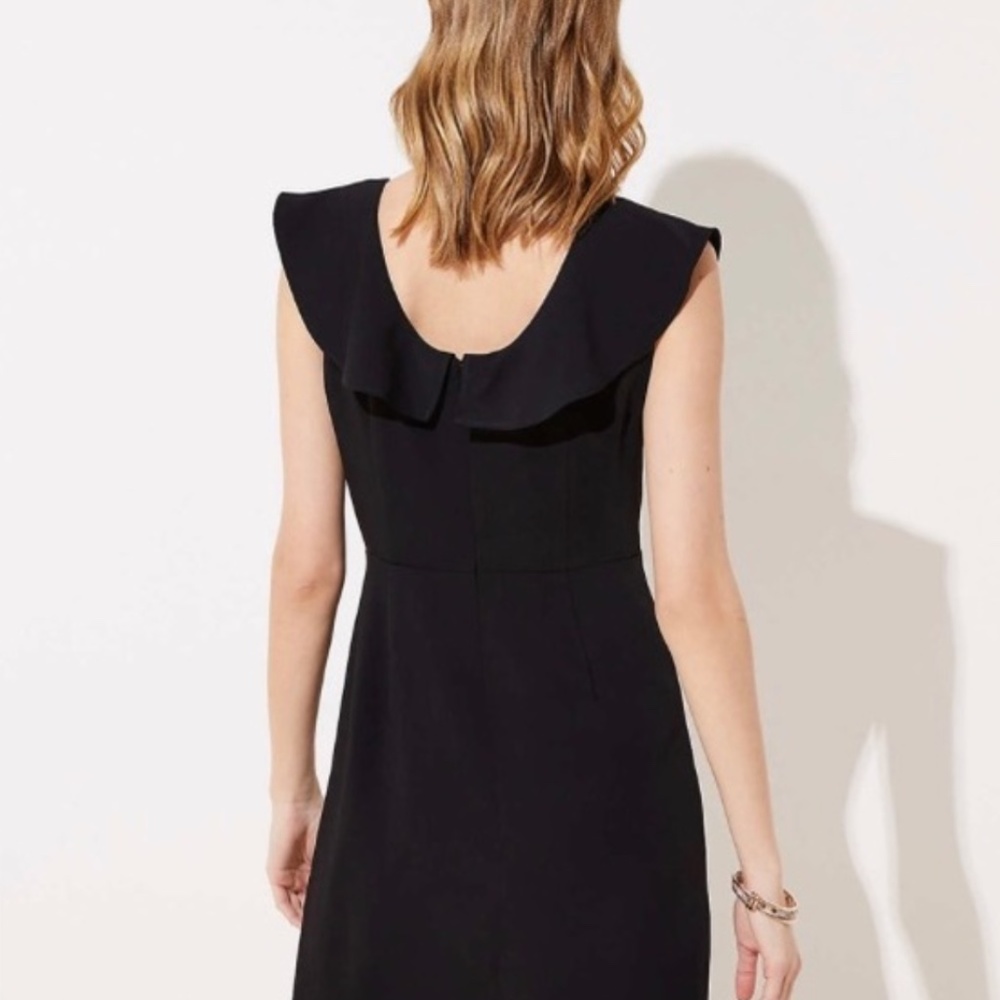 LOFT Ruffle Shift Dress - Picture 3 of 5